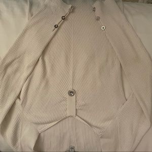 Mendocino white long sleeve top